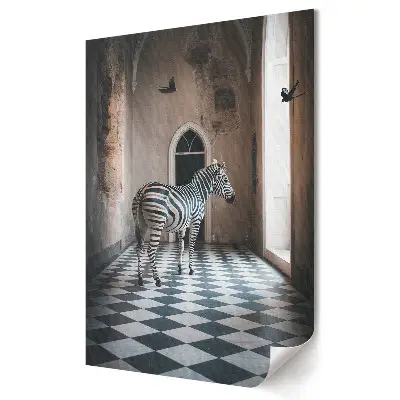 Plakát na zeď Zebra v tajemném nitru