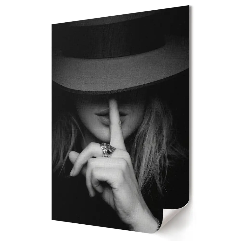 Plakát na zeď Tajemná elegance v monochromatickém stylu
