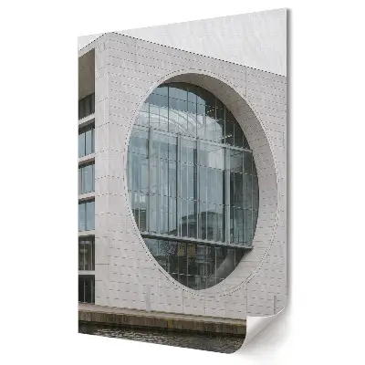 Tisk na plátno Moderní architektura s kruhovými detaily