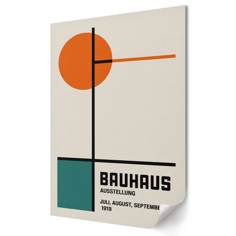 Tisk na plátno Bauhaus Výstava umění a designu 1919