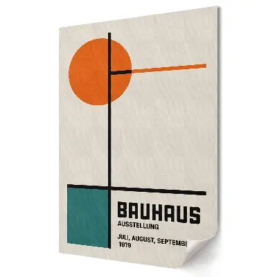 Tisk na plátno Bauhaus Výstava umění a designu 1919