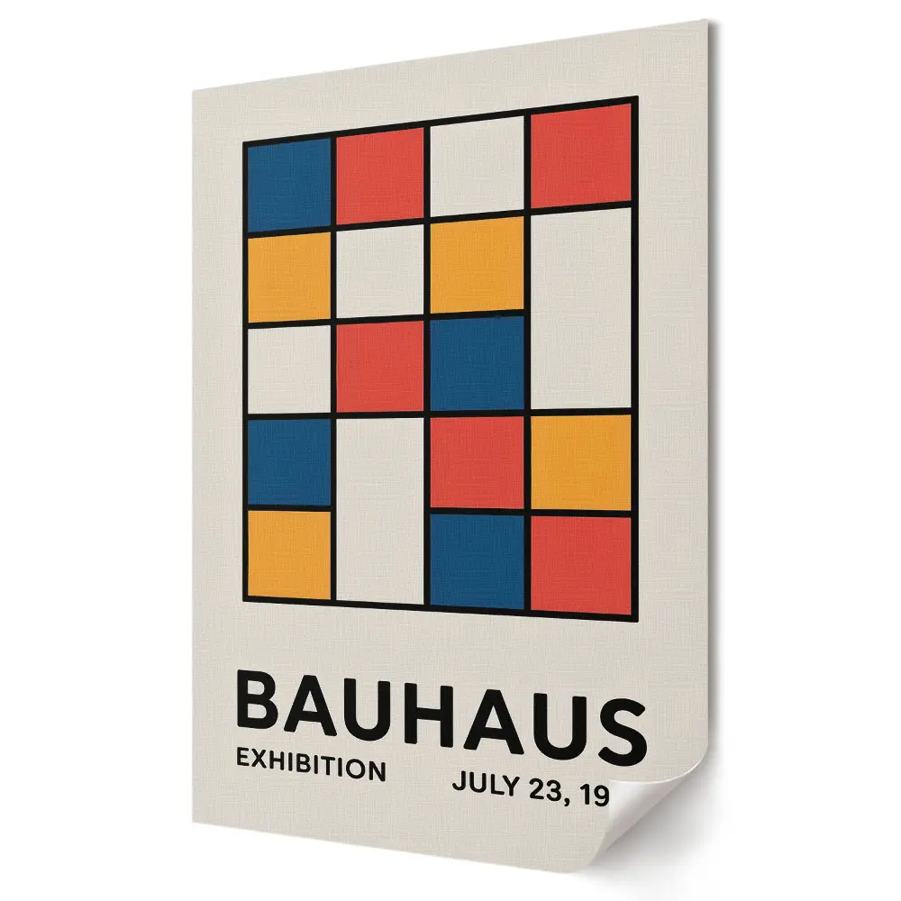 Nástěnný plakát Bauhaus Barvy a tvary v umění