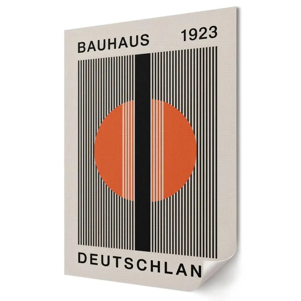 Nástěnná grafika na plátně Bauhaus 1923 Geometrie a barva