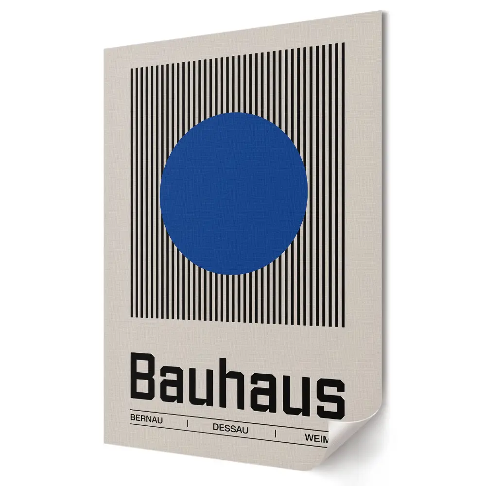 Plakát na zeď Bauhaus minimalismus a geometrie v designu