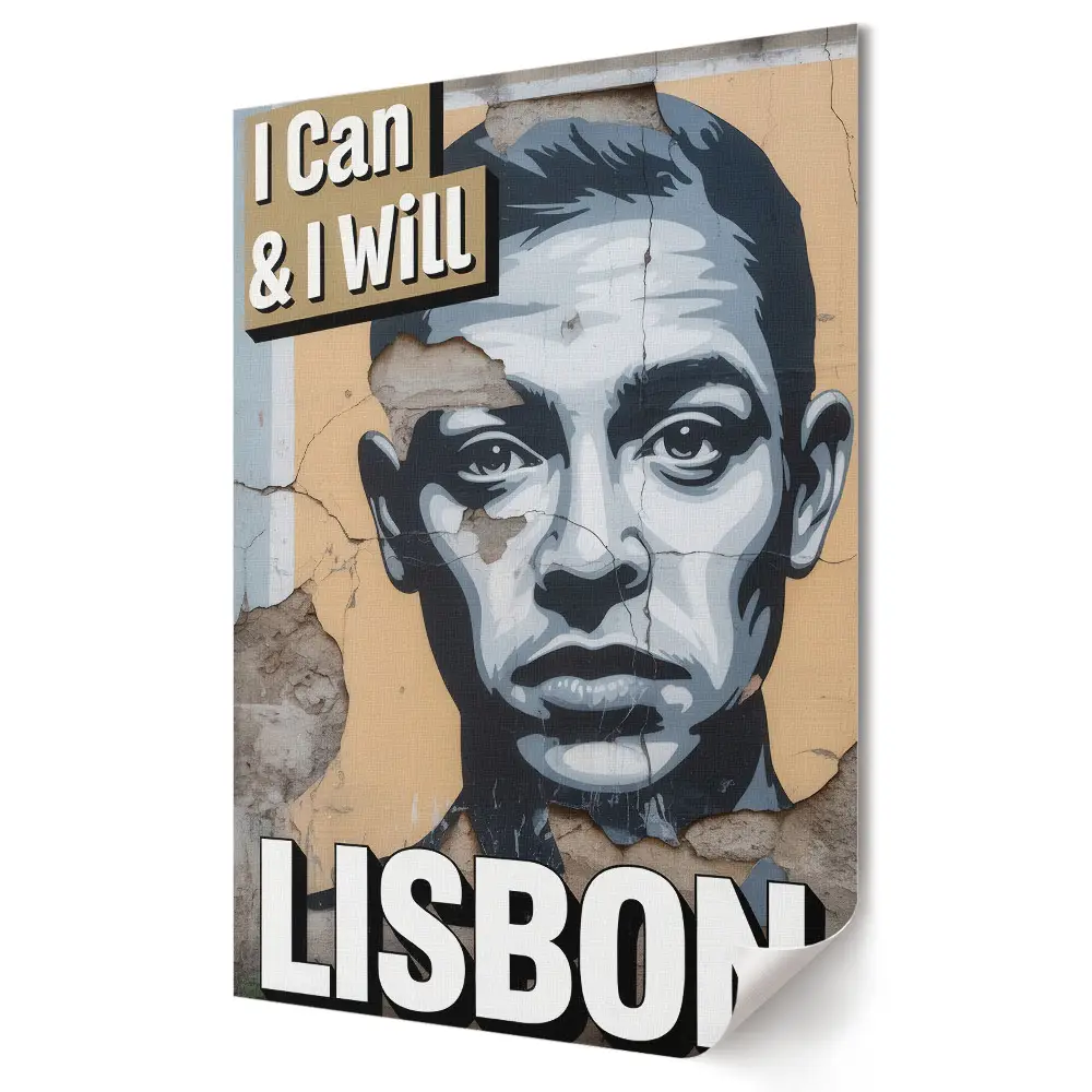 Nástěnná grafika na plátně Důrazné poselství z Lisabonu