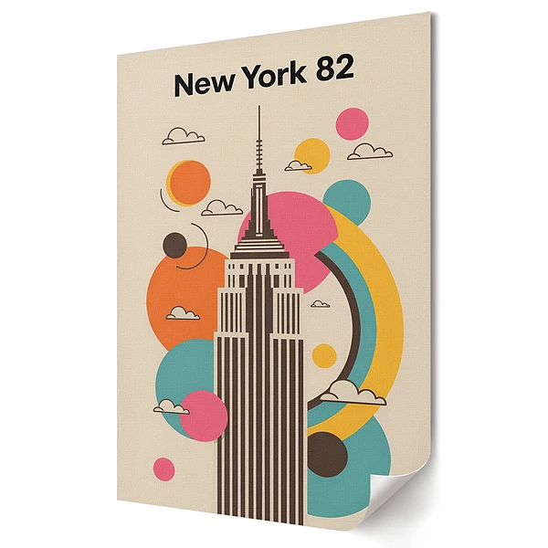 Nástěnný plakát Moderní grafika Empire State Building