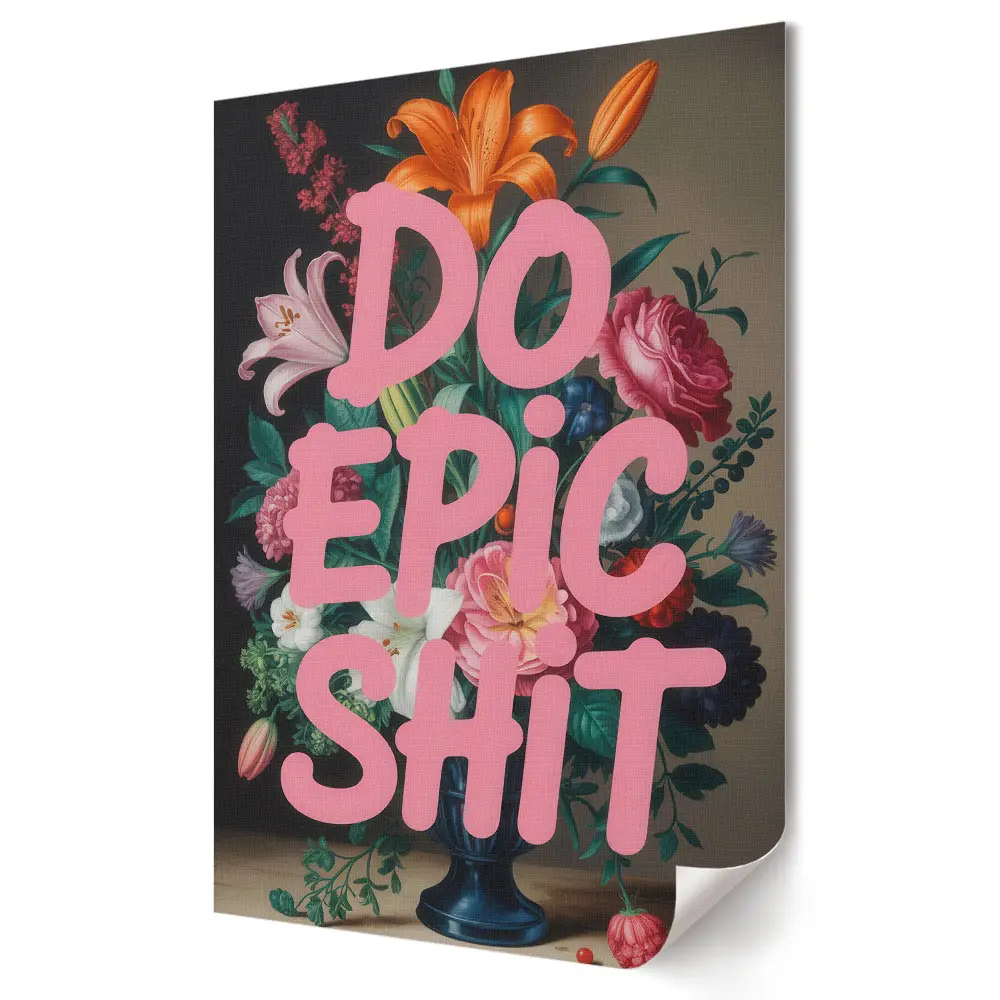 Moderní obraz na plátně Květiny a inspirace