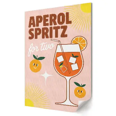 Moderní obraz na plátně Osvěžující Aperol Spritz pro dva