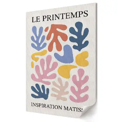 Nástěnný plakát Jarní inspirace ve stylu Matisse