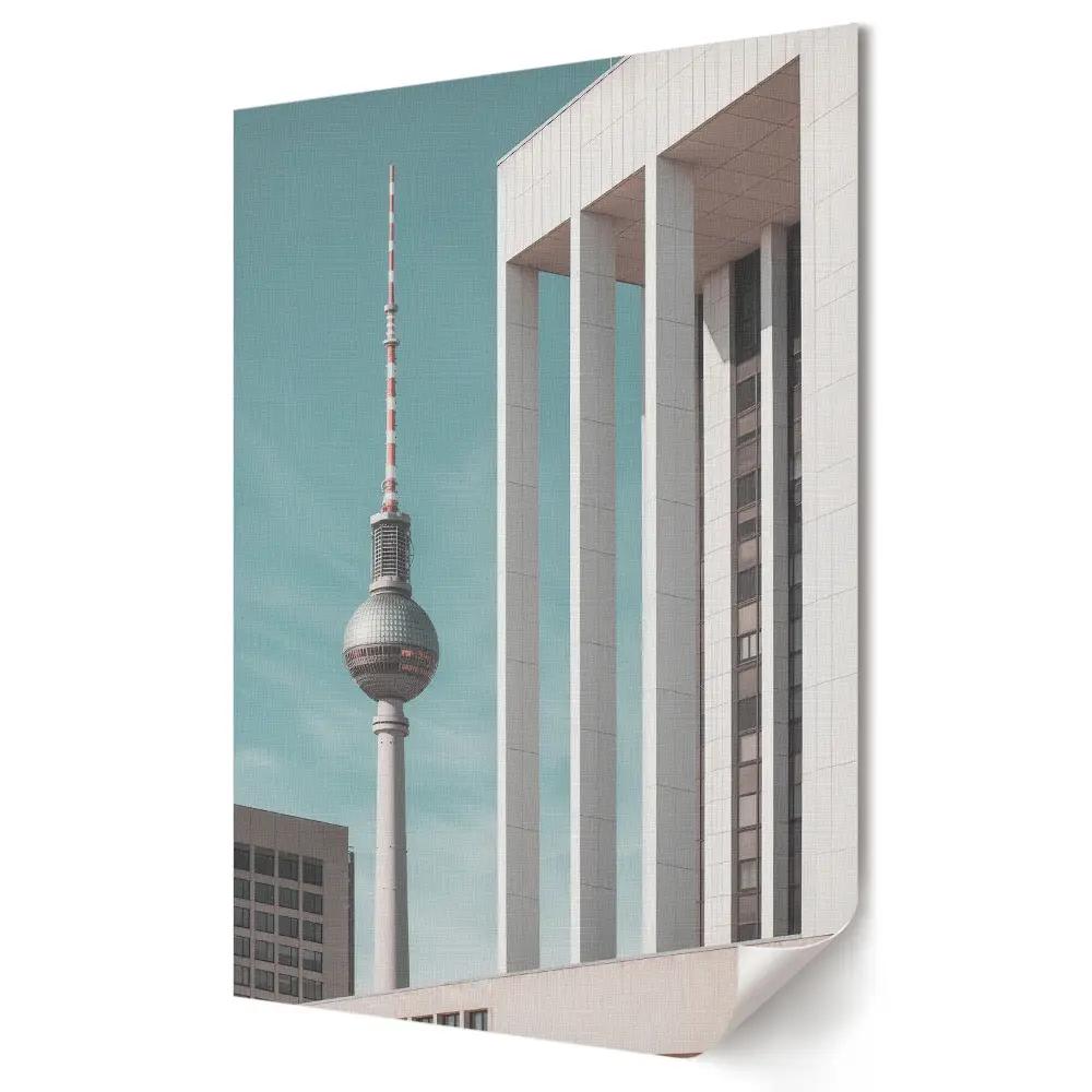 Nástěnná grafika na plátně Berlín: Modernita a klasicismus v architektuře