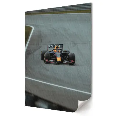 Tisk na plátno Závodní vůz na trati Formule 1