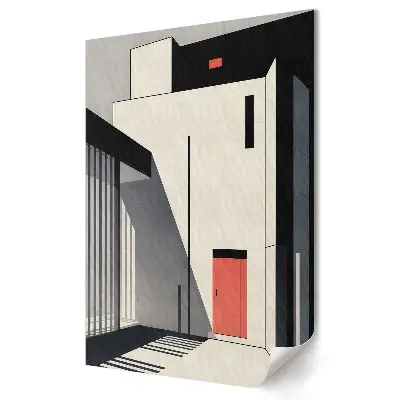 Obraz na plátně Moderní architektura v grafické podobě