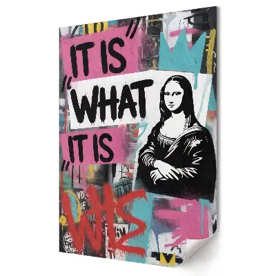 Moderní obraz na plátně Mona Lisa v graffiti stylu