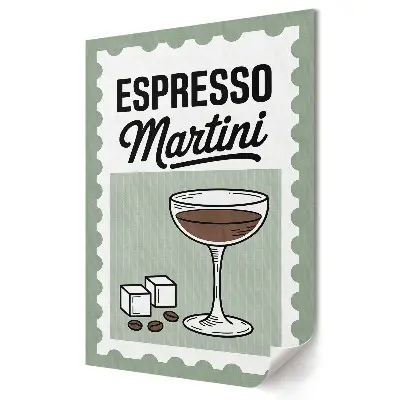Obraz na plátně Káva v koktejlu Espresso Martini