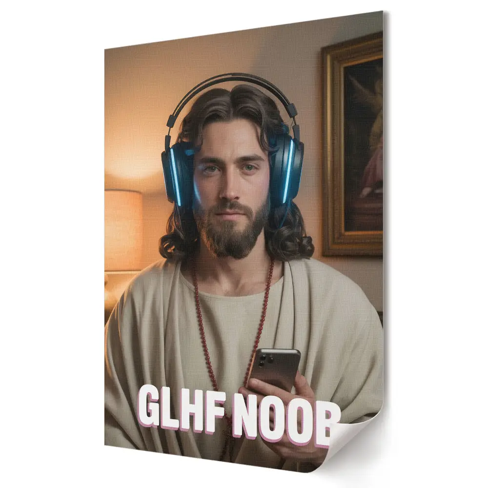Obraz na plátně Moderní hráč v klasickém stylu