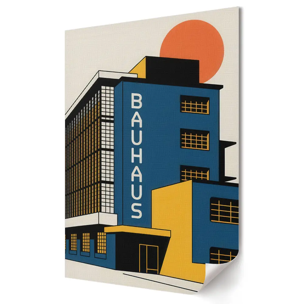 Plakát na zeď Bauhaus Ikona moderní architektury