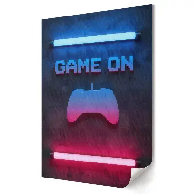 Plakát na zeď Hraní v plném neonovém světle