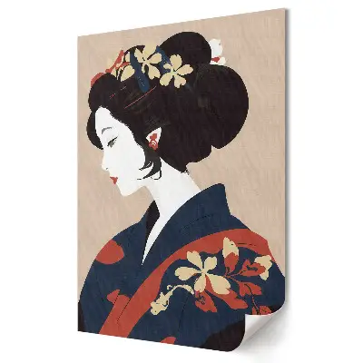 Nástěnný plakát Elegance japonské krásy v tradici
