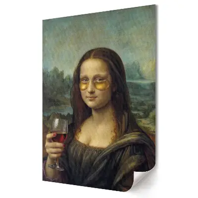 Obraz na plátně Mona Lisa v moderním stylu
