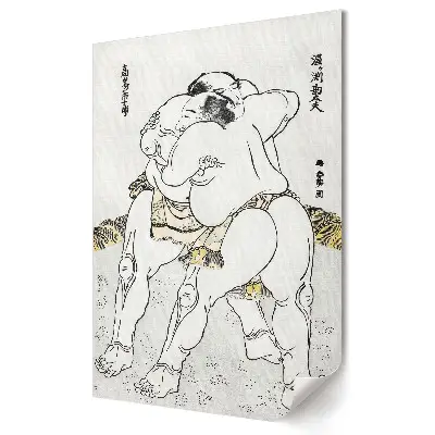 Moderní obraz na plátně Tradiční japonské sumo