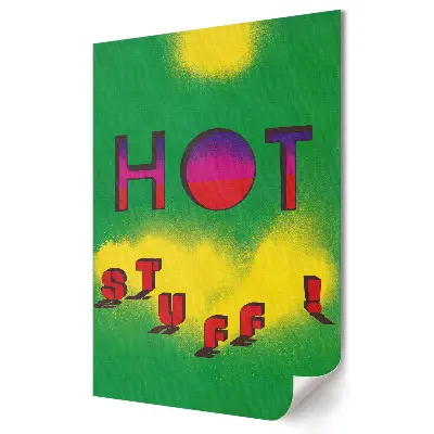 Nástěnná grafika na plátně Barevné exploze energie a vášně