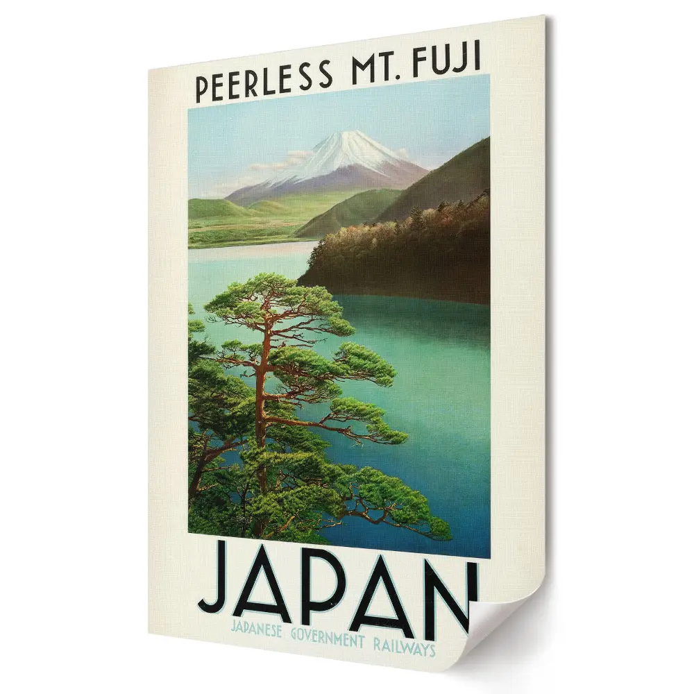 Plakát na zeď Velkolepost hory Fudži v Japonsku