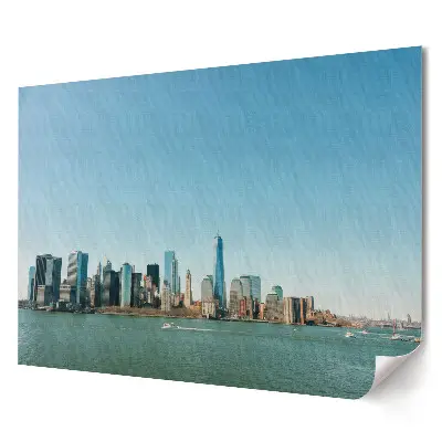 Odolný plakát na zeď New York za slunečního svitu