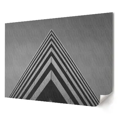 Prémiový nástěnný plakát Geometrické tvary v monochromatické architektuře