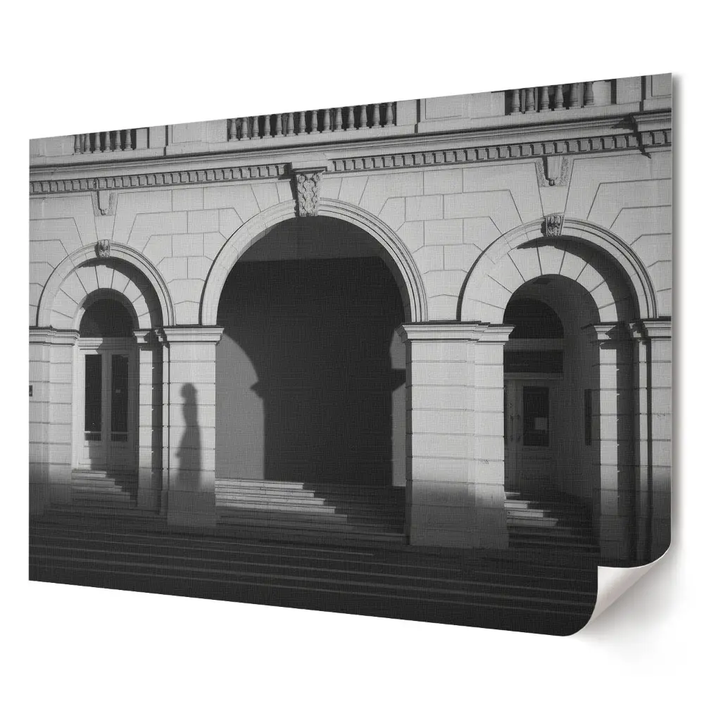 Plakát z vlastní fotografie Stíny v městské architektuře