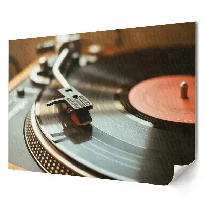 Plakát z vlastní fotografie Vinylová hudba v novém stylu