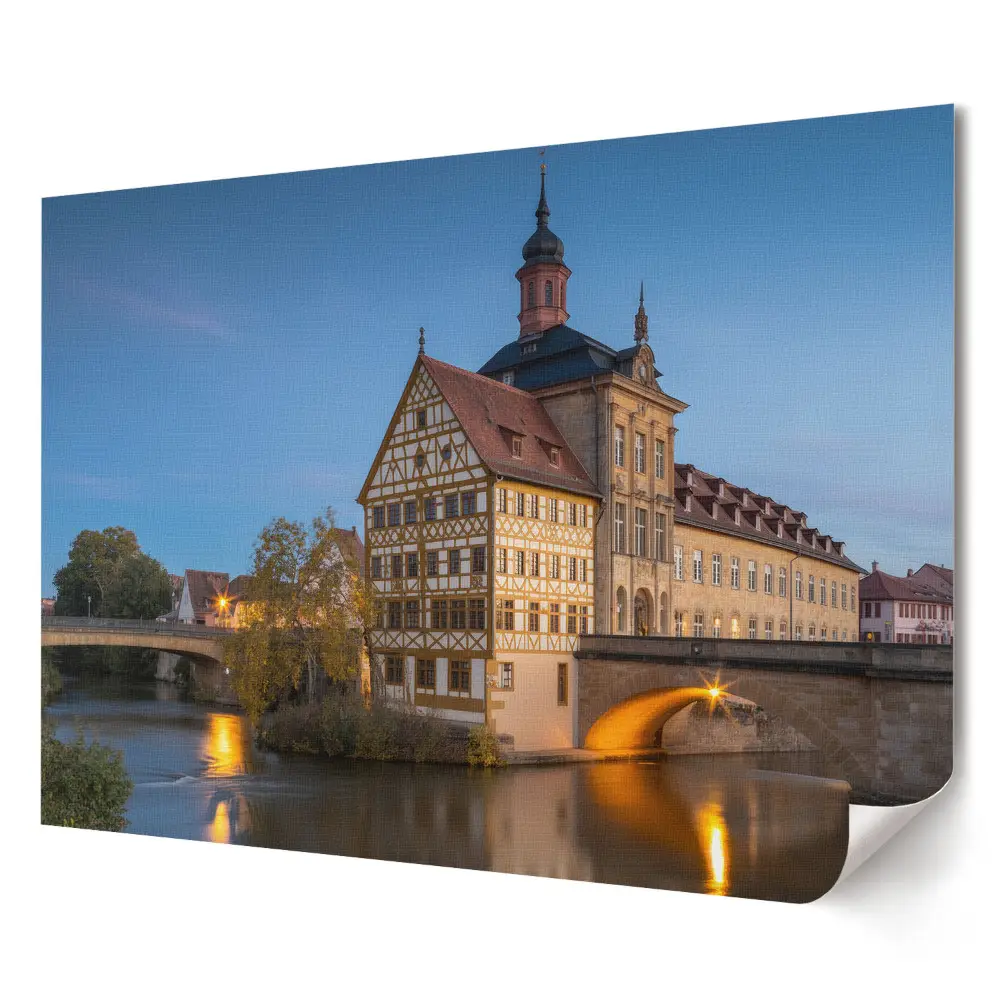 Plakát z vlastní fotografie Malebný výhled na historickou budovu