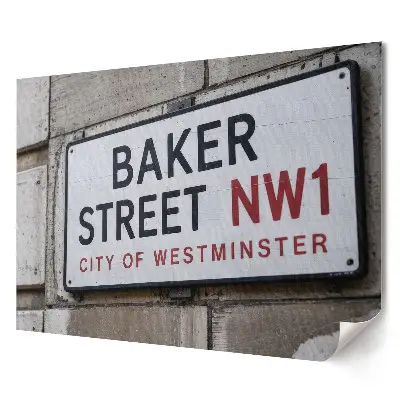 Prémiový nástěnný plakát Baker Street ve Westminsteru