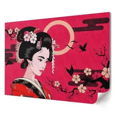 Prémiový nástěnný plakát Japonská krása v rozkvetlé krajině