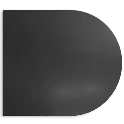 Plechová podložka pod gril na terasu půloválný tvar 80x90 cm