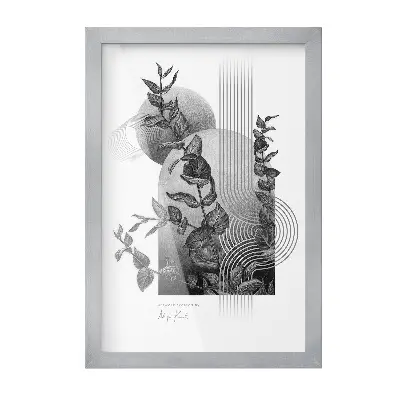 Stříbrný závěsný fotorámeček 20x30 cm