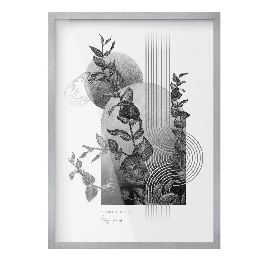 Stříbrný fotorámeček na zeď 50x70 cm