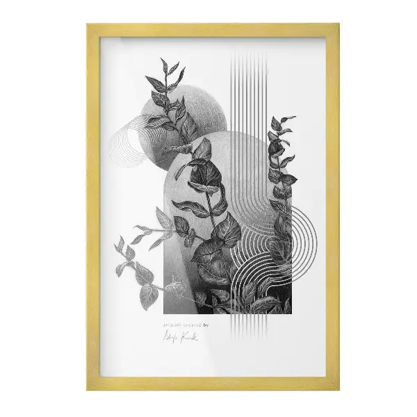 Zlatý designový fotorámeček 40x60 cm