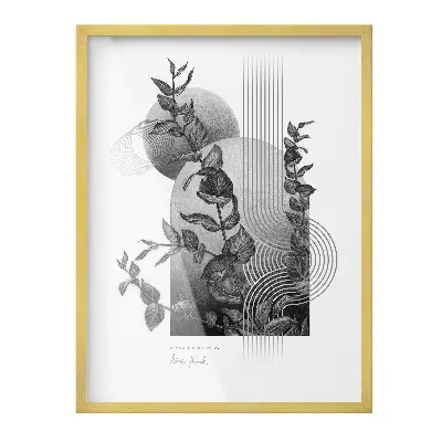 Zlatý designový fotorámeček 60x80 cm