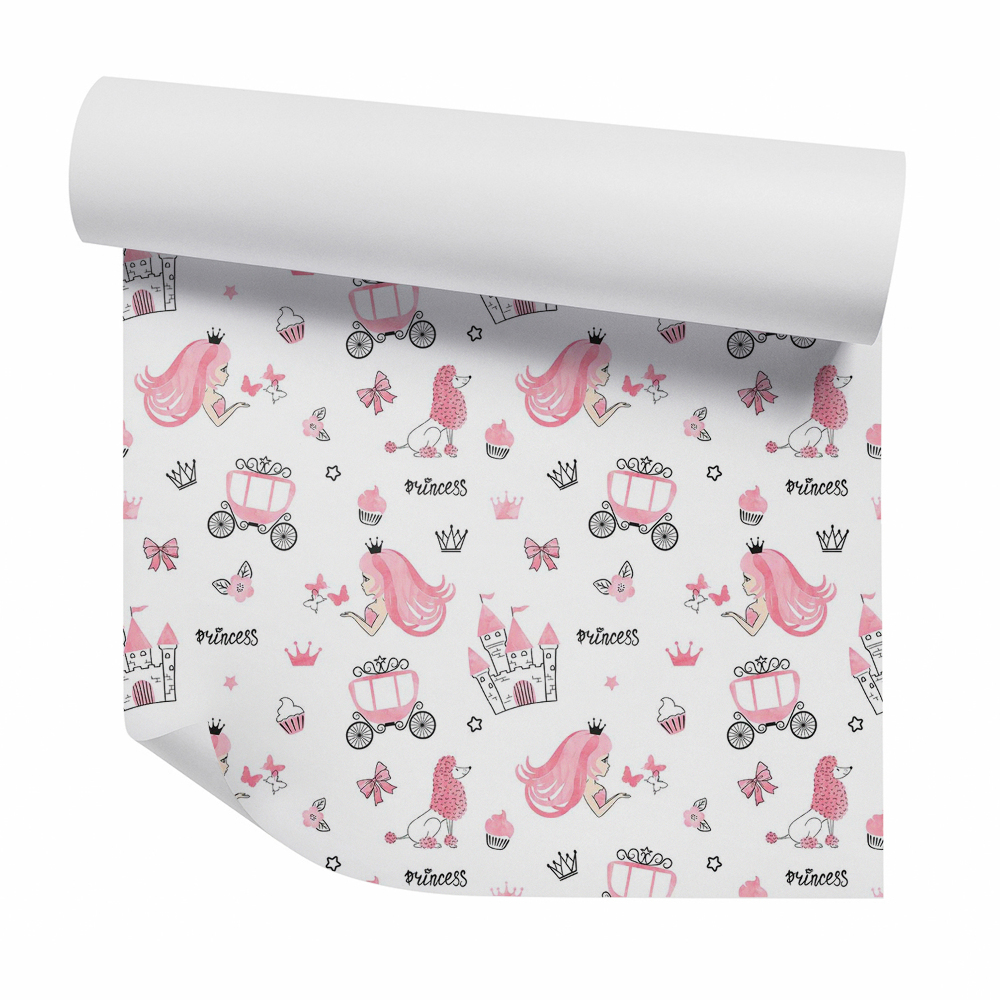 Samolepící tapeta Pohádkové prvky růžové