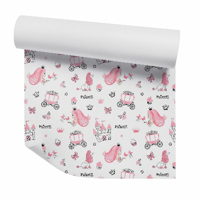 Samolepící tapeta Pohádkové prvky růžové