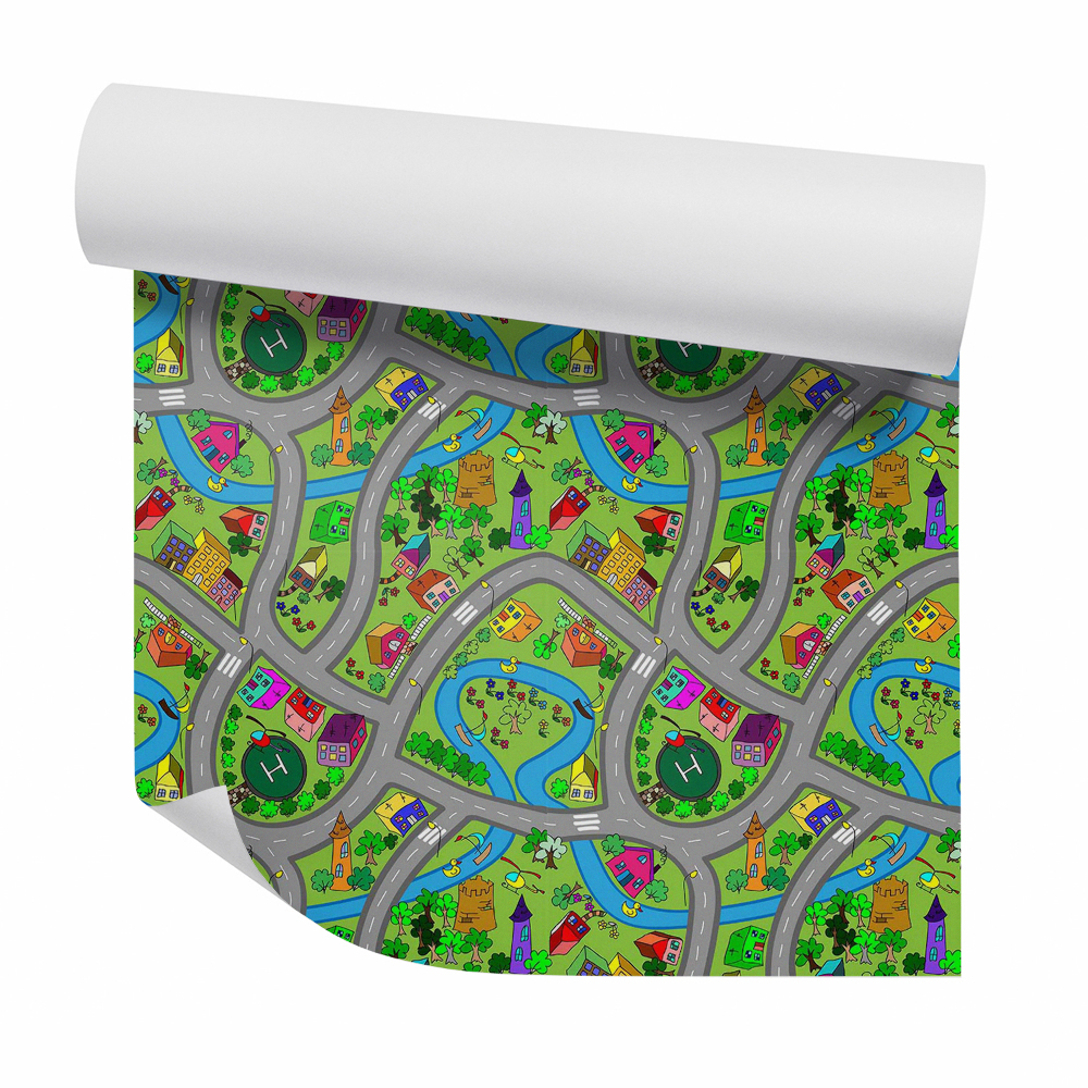 Tapeta na zeď Pohled na město z ptačí perspektivy