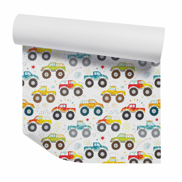 Tapeta na zeď Barevné soutěže monster trucků