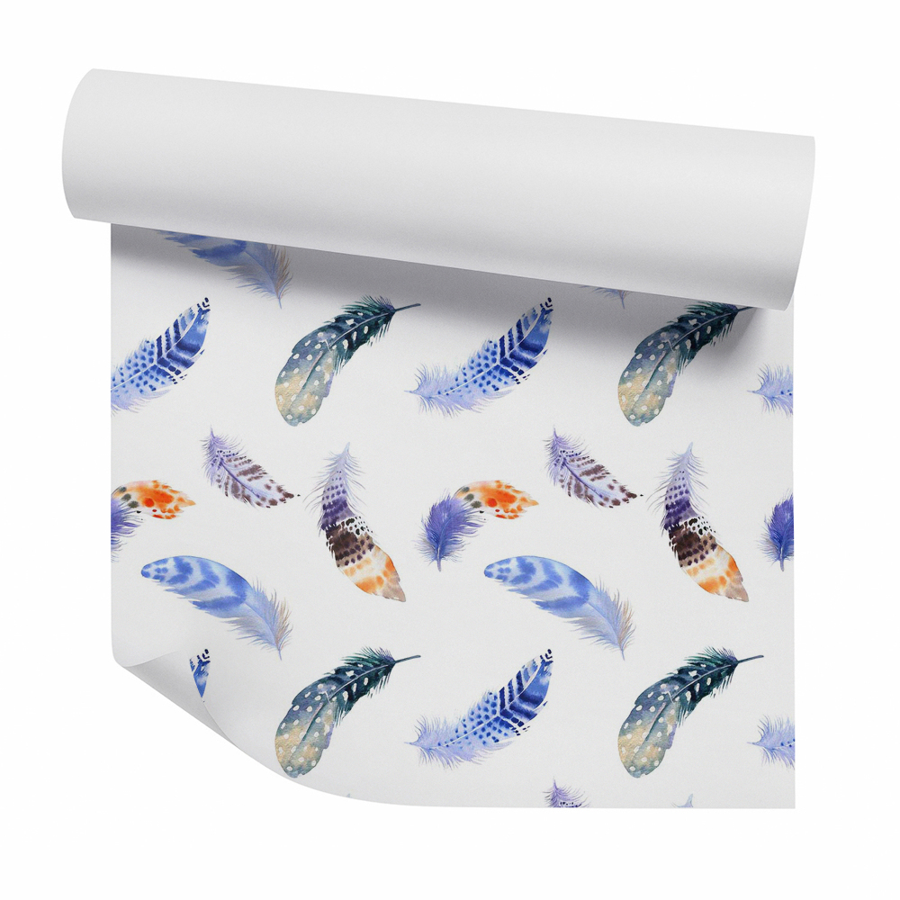 Samolepící tapeta Dekorativní papouščí peří