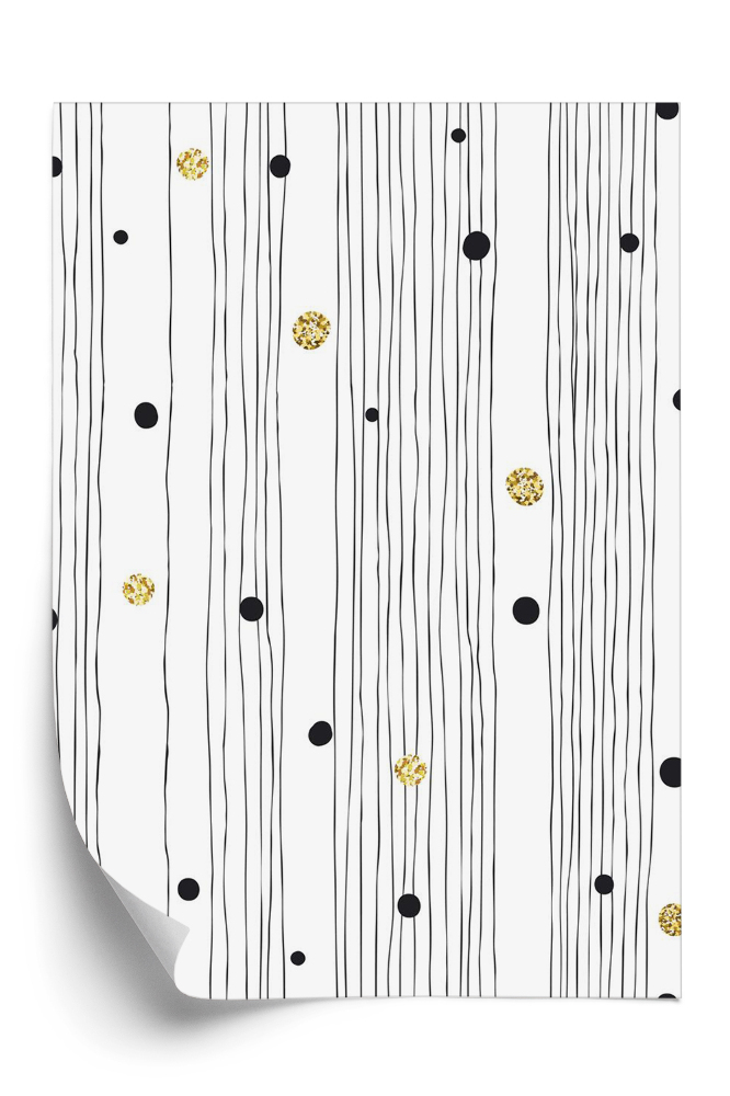 Tapeta Abstrakce svislých čar a teček