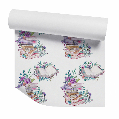 Samolepící tapeta Květinová literatura