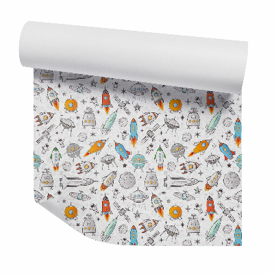 Samolepící tapeta Vesmírná expedice astronaut bílá