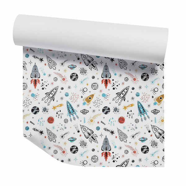 Tapeta na zeď Kosmické rakety planety malé