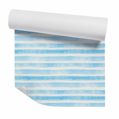 Samolepící tapeta Modré vodorovné pruhy