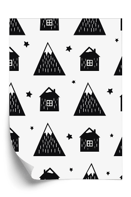 Tapeta na zeď Dům a hory