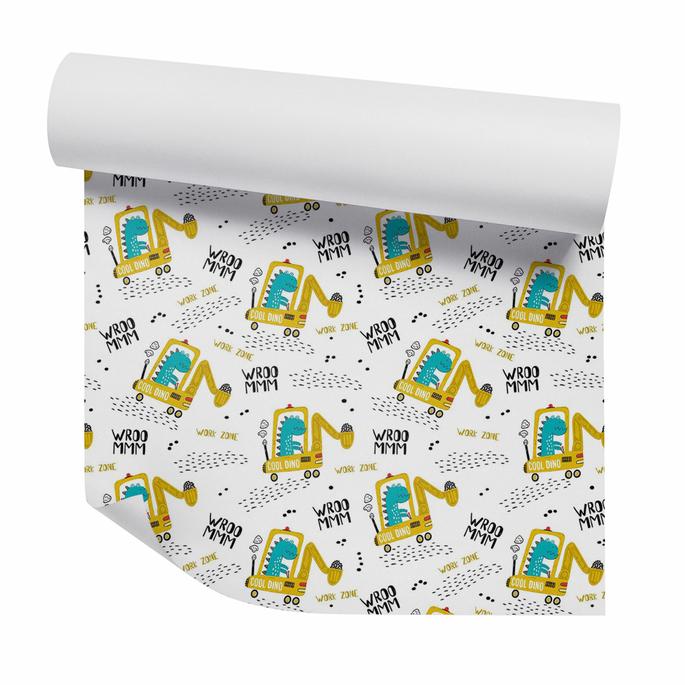 Samolepící tapeta Veselá stavba dinosaurů